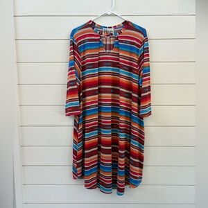 Lucky & Blessed Vintage Aztec Western Design Dress